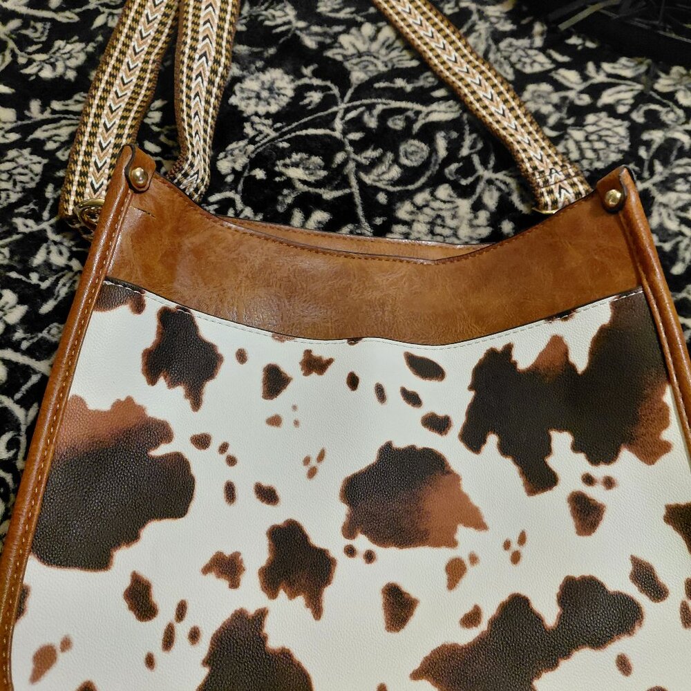Cow print bag!